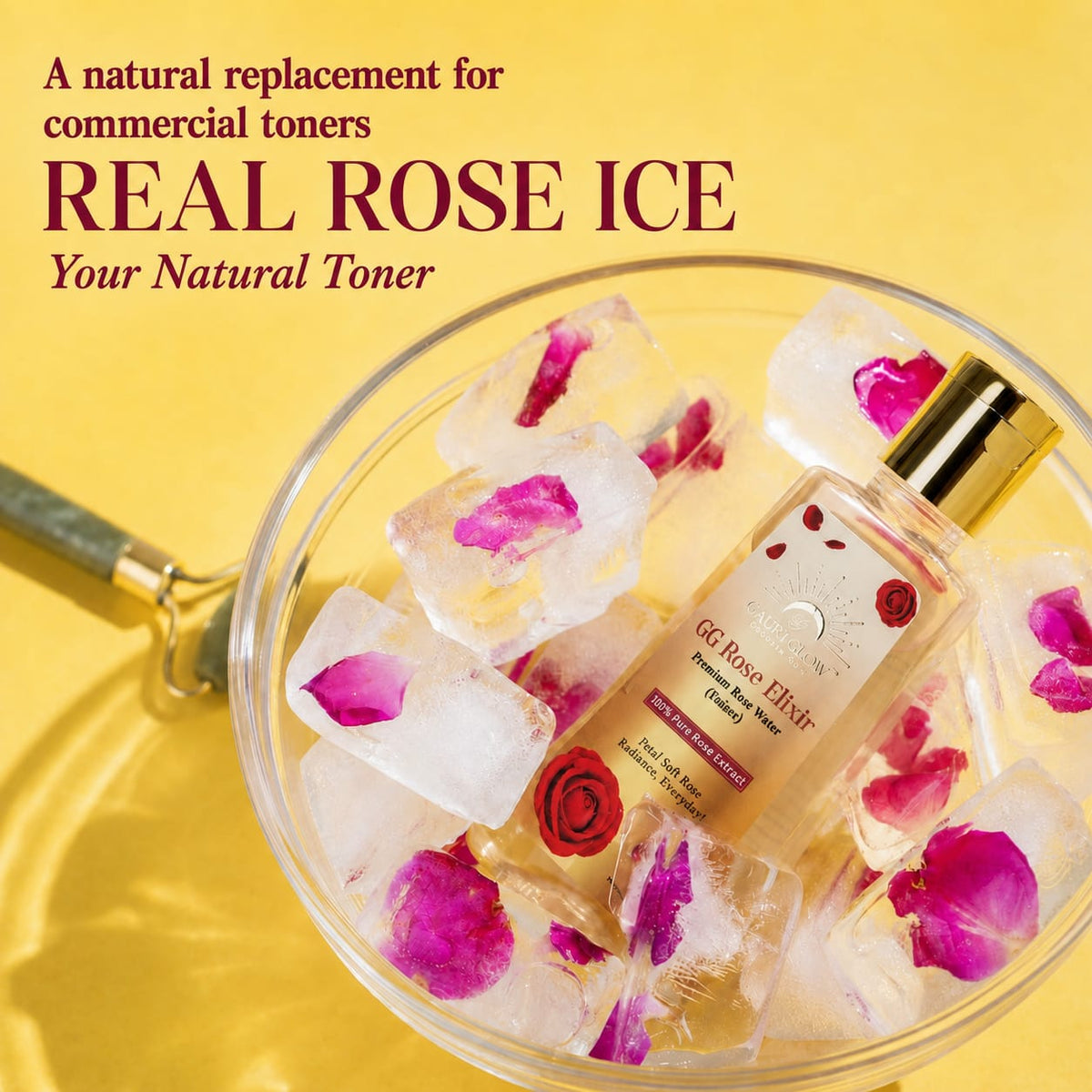 GG Rose Elixir Ice Toner - Gauri Glow