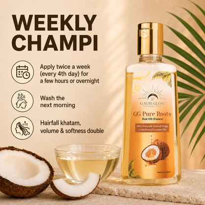 GG Pure Roots Oil - Gauri Glow