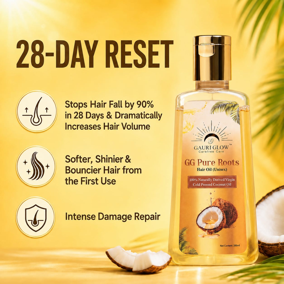 GG Pure Roots Oil - Gauri Glow