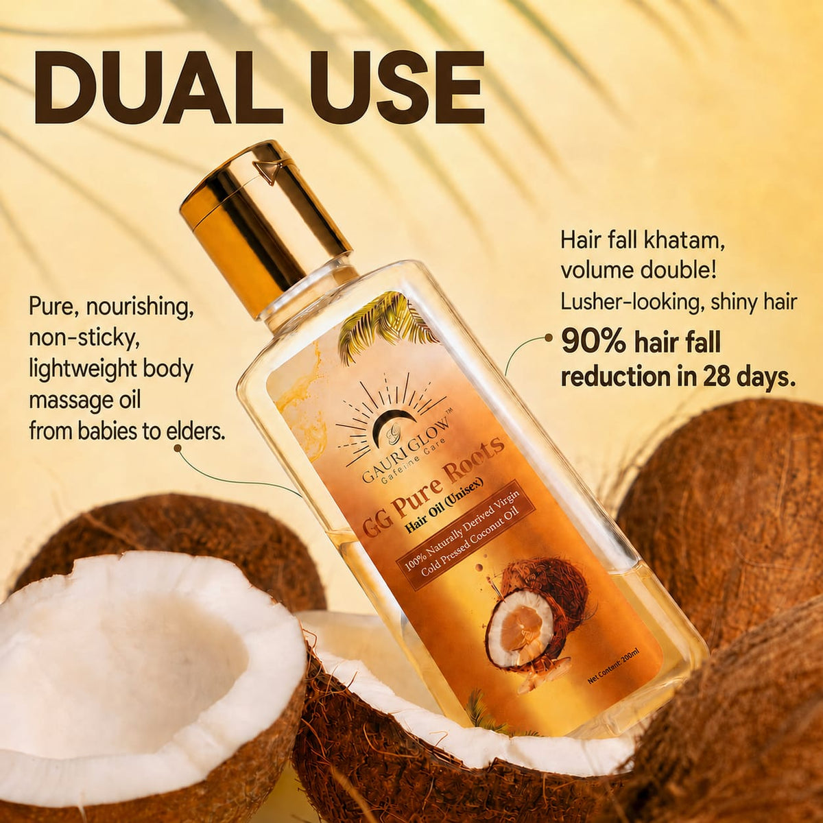 GG Pure Roots Oil - Gauri Glow